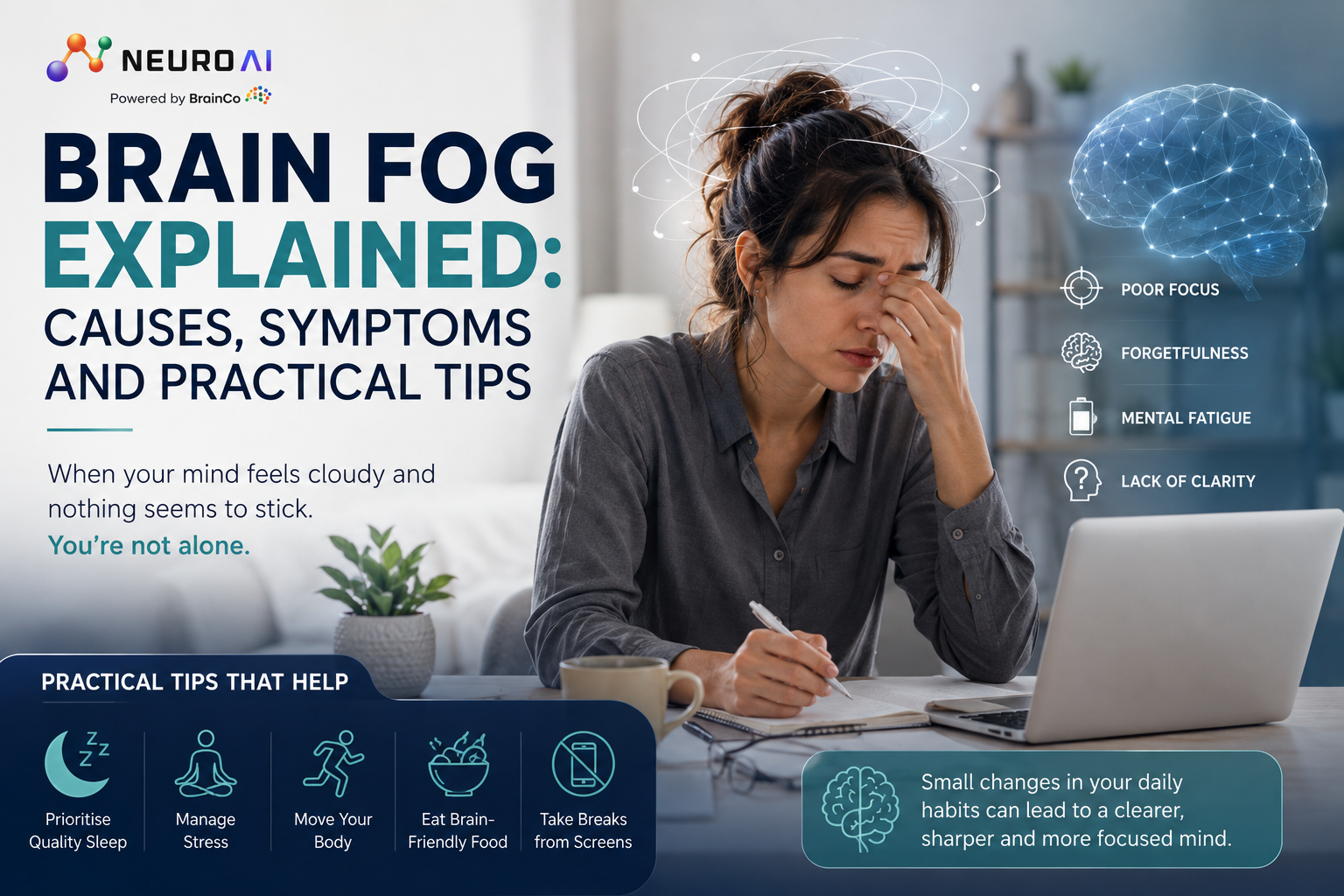 Brain Fog Explained: Causes, Symptoms and Practical Tips