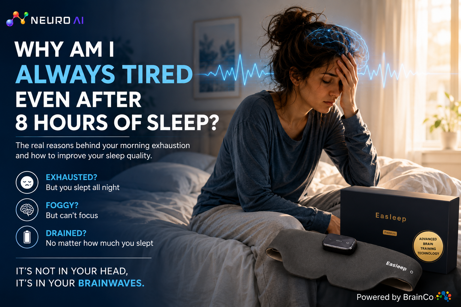 Why Am I Always Tired Even After 8 Hours of Sleep?